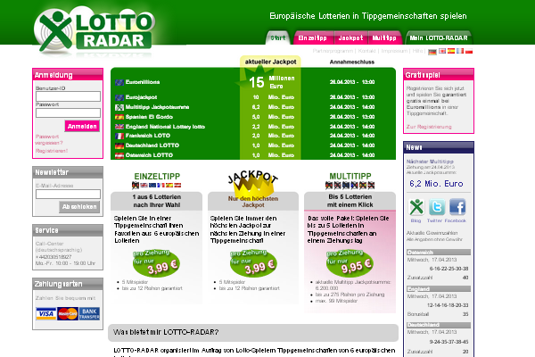 Lotto Radar
